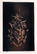 Paul Klee Arrangement of plants oil on canvas